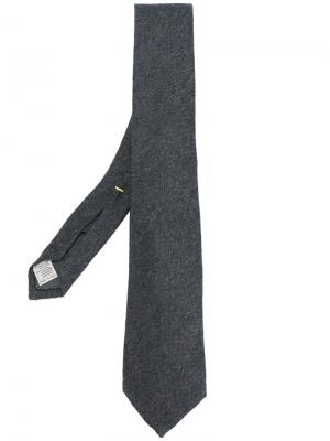 Классический галстук Canali. Цвет: серый