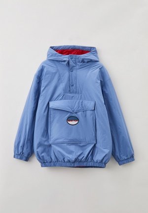 Куртка утепленная United Colors of Benetton. Цвет: голубой