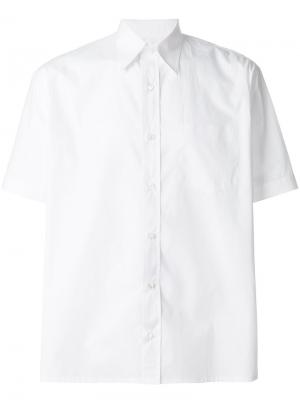 Рубашка с короткими рукавами Fendi. Цвет: белый