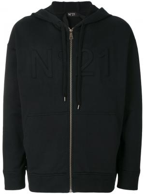 Three-dimensional logo hoodie Nº21. Цвет: чёрный