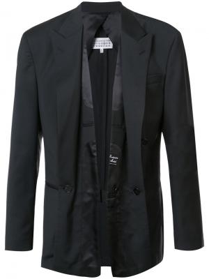 Многослойный пиджак Maison Margiela. Цвет: чёрный