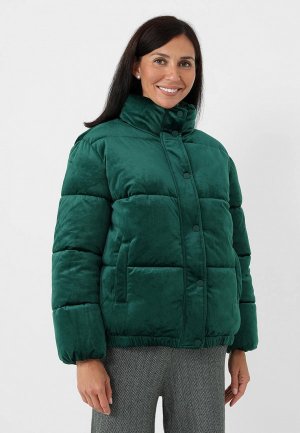 Куртка утепленная Calin Doux. Цвет: зеленый