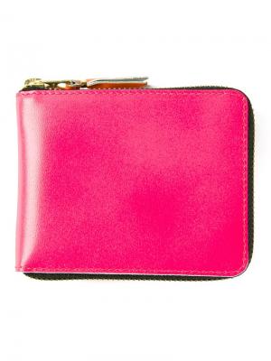 Кошелек New Super Fluo Comme Des Garçons Wallet. Цвет: розовый и фиолетовый