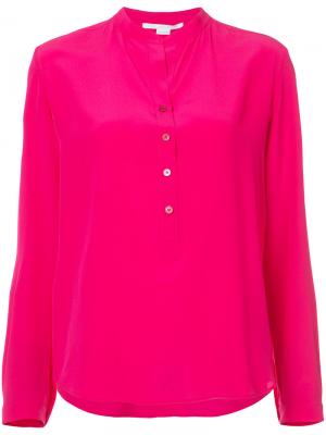 Креповая рубашка Eve Stella McCartney. Цвет: розовый и фиолетовый