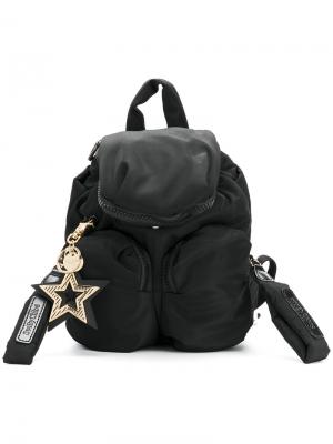 Мини-рюкзак с подвеской-звездой See By Chloé. Цвет: чёрный