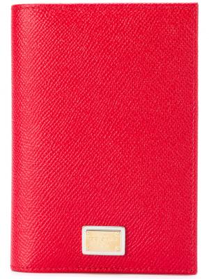 Бумажник Dolce & Gabbana. Цвет: красный