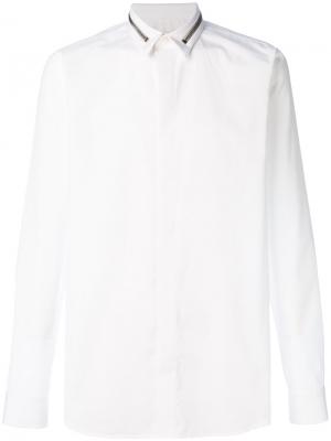 Zip collar shirt Givenchy. Цвет: белый