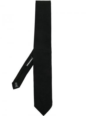 Классический галстук Dsquared2. Цвет: чёрный