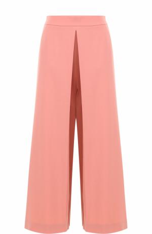 Укороченные широкие брюки со складкой Alexander Wang. Цвет: розовый