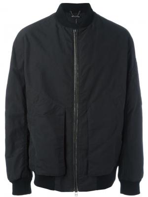 Куртка-бомбер Helmut Lang. Цвет: чёрный