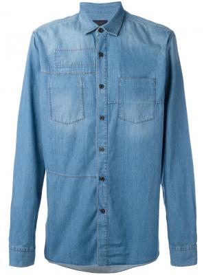 Джинсовая рубашка Lanvin. Цвет: синий