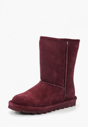 Полусапоги Bearpaw. Цвет: бордовый