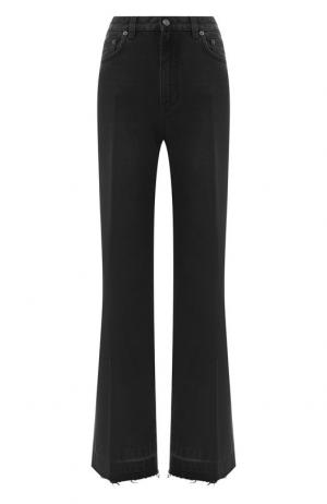 Расклешенные джинсы со стрелками Givenchy. Цвет: черный
