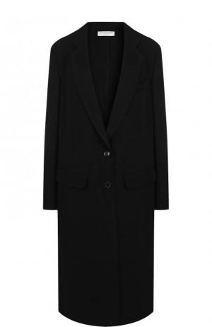 Однотонное пальто свободного кроя с карманами Dries Van Noten. Цвет: черный