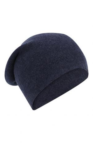 Кашемировая шапка бини Tegin. Цвет: синий