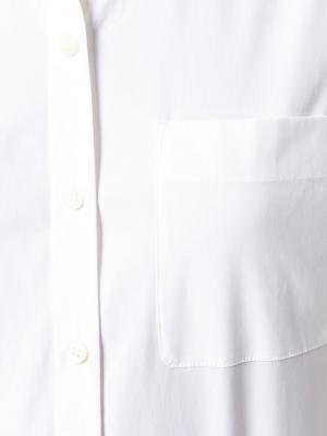 Рубашка с накладным карманом Theory. Цвет: белый