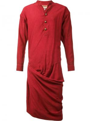Удлиненная рубашка Andreas Kronthaler For Vivienne Westwood. Цвет: красный