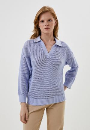 Поло United Colors of Benetton. Цвет: фиолетовый