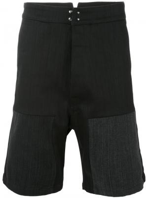 Джинсовые шорты Workwear Raf Simons. Цвет: чёрный
