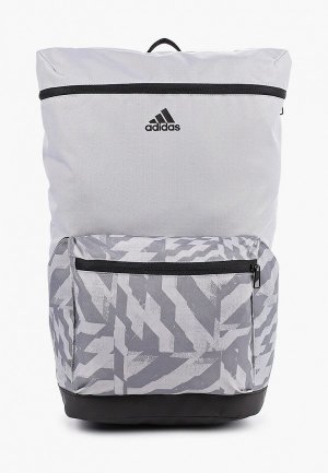 Рюкзак adidas. Цвет: серый