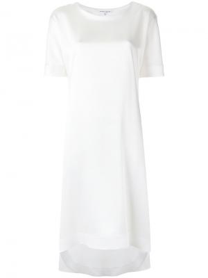 Asymmetric dress Gloria Coelho. Цвет: белый