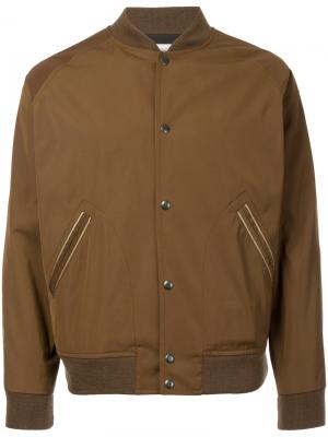 Куртка-бомбер Kent & Curwen. Цвет: коричневый