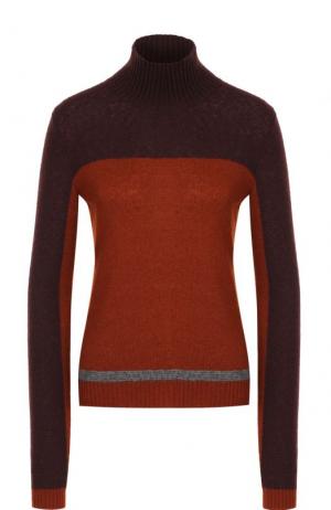 Кашемировый свитер с высоким воротником Loro Piana. Цвет: бордовый