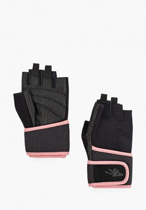 Перчатки для фитнеса 4F. Цвет: черный