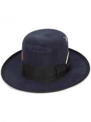 Шляпа со спичкой Nick Fouquet. Цвет: синий