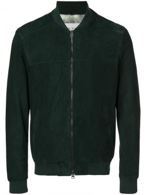 Классическая куртка-бомбер Etro. Цвет: зелёный