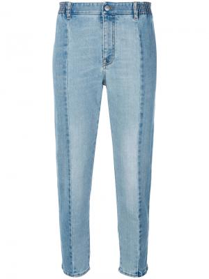 Укороченные джинсы с панельным дизайном Stella McCartney. Цвет: none
