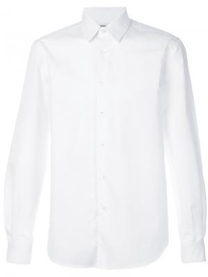 Рубашка с присборенными манжетами Aspesi. Цвет: белый