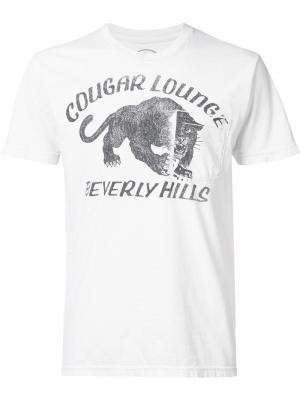 Футболка Cougar Lounge Local Authority. Цвет: белый