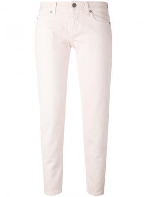 Укороченные облегающие джинсы Aspesi. Цвет: розовый и фиолетовый