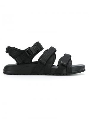 Greek Key sandals Versace. Цвет: чёрный