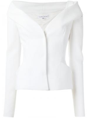 Asymmetric blazer Gloria Coelho. Цвет: белый