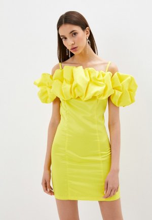 Платье Lakressi. Цвет: желтый