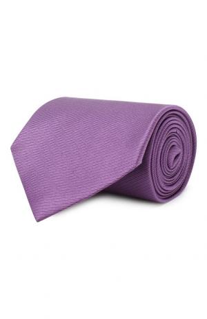 Шелковый галстук Ermenegildo Zegna. Цвет: сиреневый