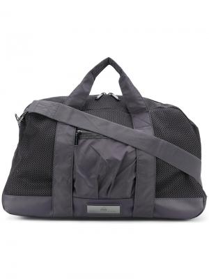 Дорожная сумка с сетчатыми панелями Adidas By Stella Mccartney. Цвет: синий