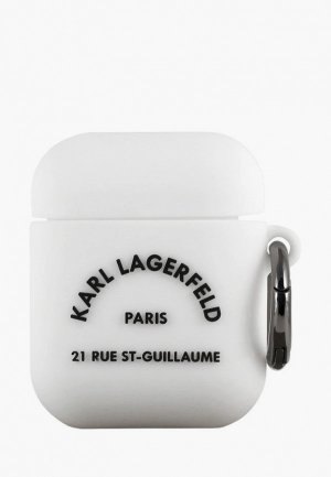Чехол для наушников Karl Lagerfeld. Цвет: белый