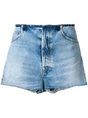Расклешенные джинсовые шорты Iro. Цвет: синий