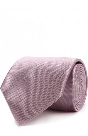 Шелковый галстук Brioni. Цвет: розовый