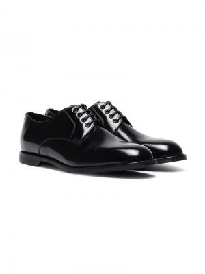 Туфли со шнуровкой Dolce & Gabbana. Цвет: чёрный