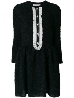 Платье с пышной мини юбкой Philosophy Di Lorenzo Serafini. Цвет: чёрный