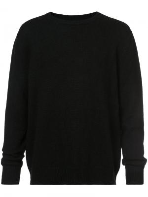 Классический трикотажный свитер Simon Miller. Цвет: чёрный