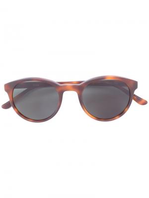Солнцезащитные очки Bubs YMC. Цвет: коричневый