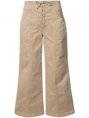 Укороченные брюки A.L.C.. Цвет: коричневый