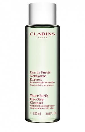 Очищающая вода для лица комбинированой или жирной кожи Clarins. Цвет: бесцветный