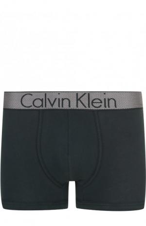 Хлопковые боксеры с широкой резинкой Calvin Klein Underwear. Цвет: зеленый