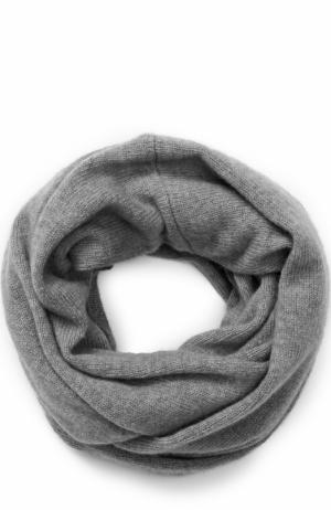 Кашемировый шарф-снуд Tegin. Цвет: темно-серый